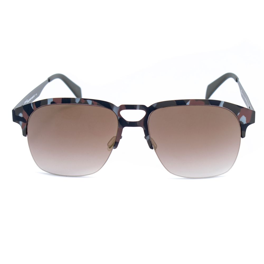Graue Sonnenbrille aus Metall von Italia Independent