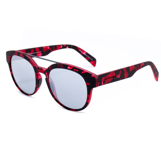 Italia Independent – ​​Rote Acetat-Sonnenbrille