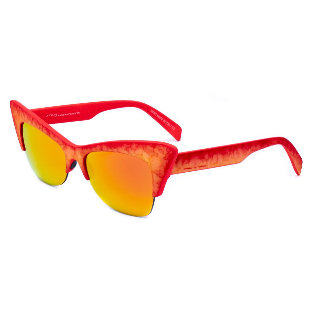 Italia Independent – ​​Rote Acetat-Sonnenbrille