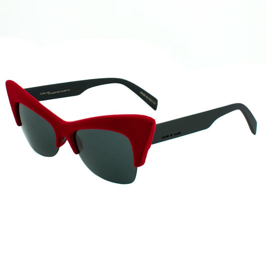 Italia Independent – ​​Rote Acetat-Sonnenbrille