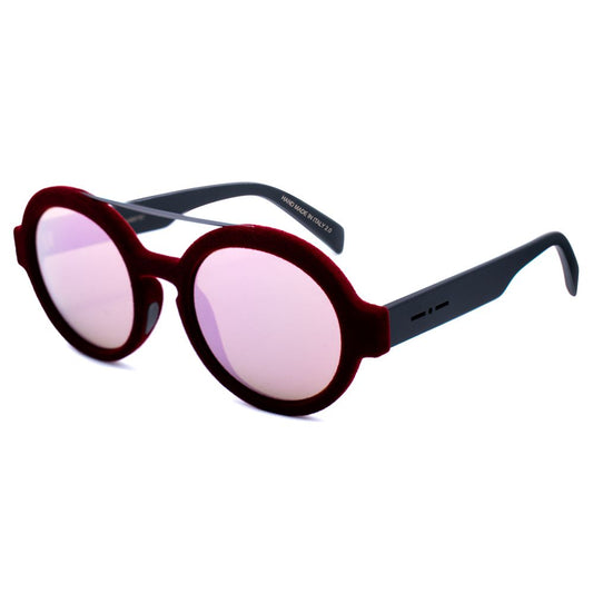 Italia Independent – ​​Bordeauxfarbene Acetat-Sonnenbrille