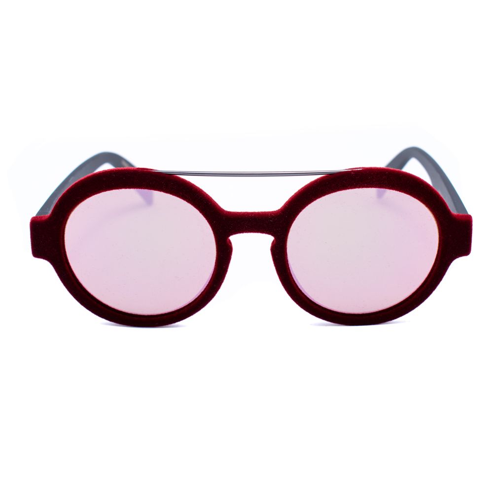 Italia Independent – ​​Bordeauxfarbene Acetat-Sonnenbrille