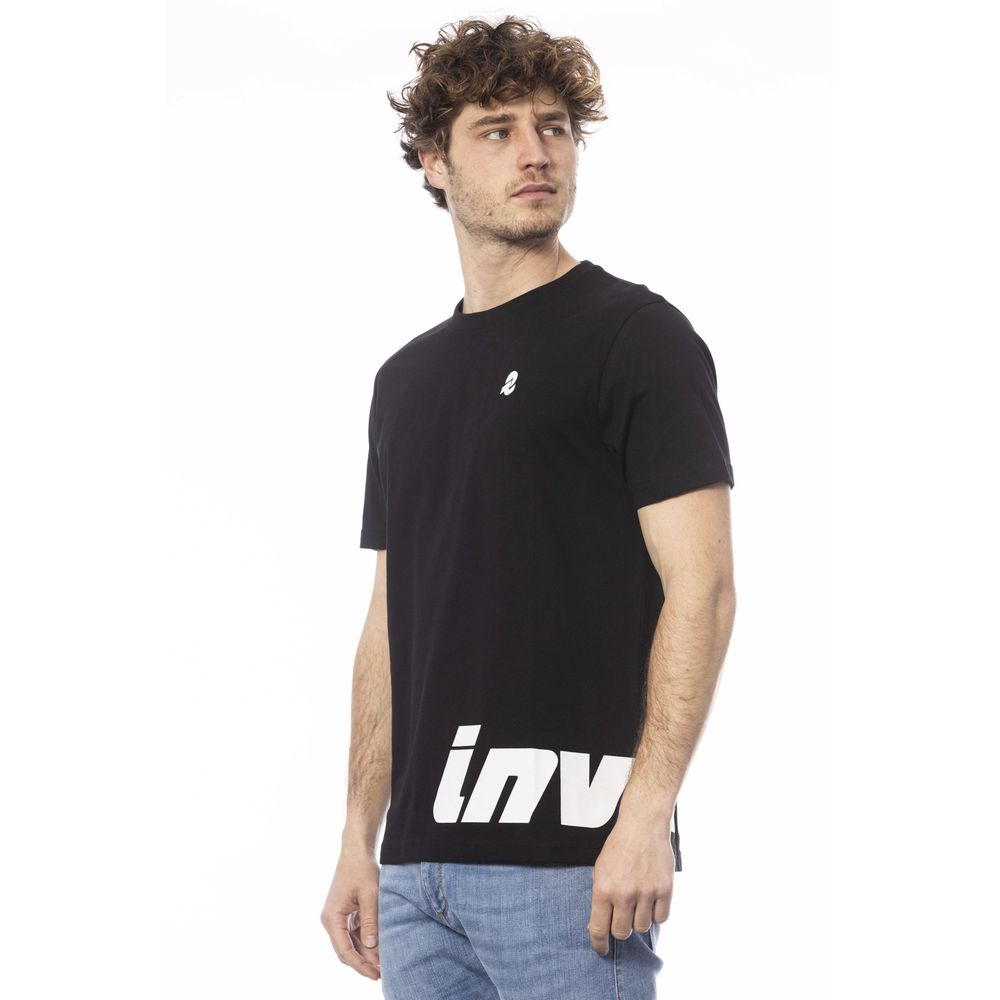 Invicta Schwarzes Baumwoll-T-Shirt für Herren