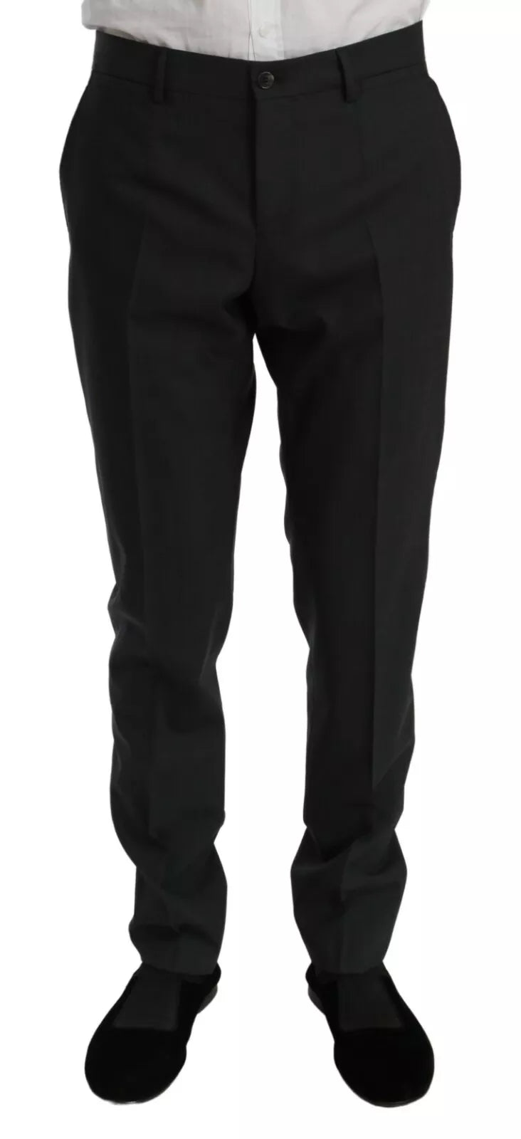 Dolce &amp; Gabbana Slim Fit MARTINI Wollanzug in Grau