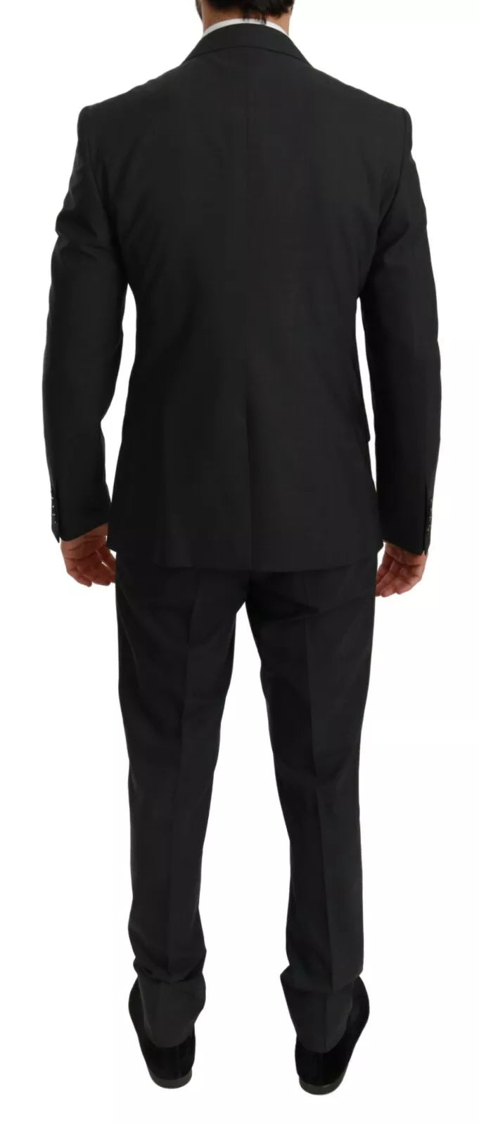 Dolce &amp; Gabbana Slim Fit MARTINI Wollanzug in Grau