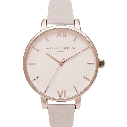 Olivia Burton – Weiße Kunstlederuhr