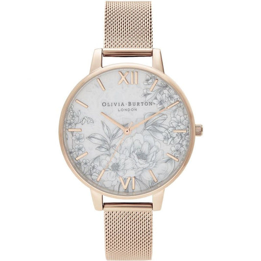 Olivia Burton – Mehrfarbige Edelstahluhr
