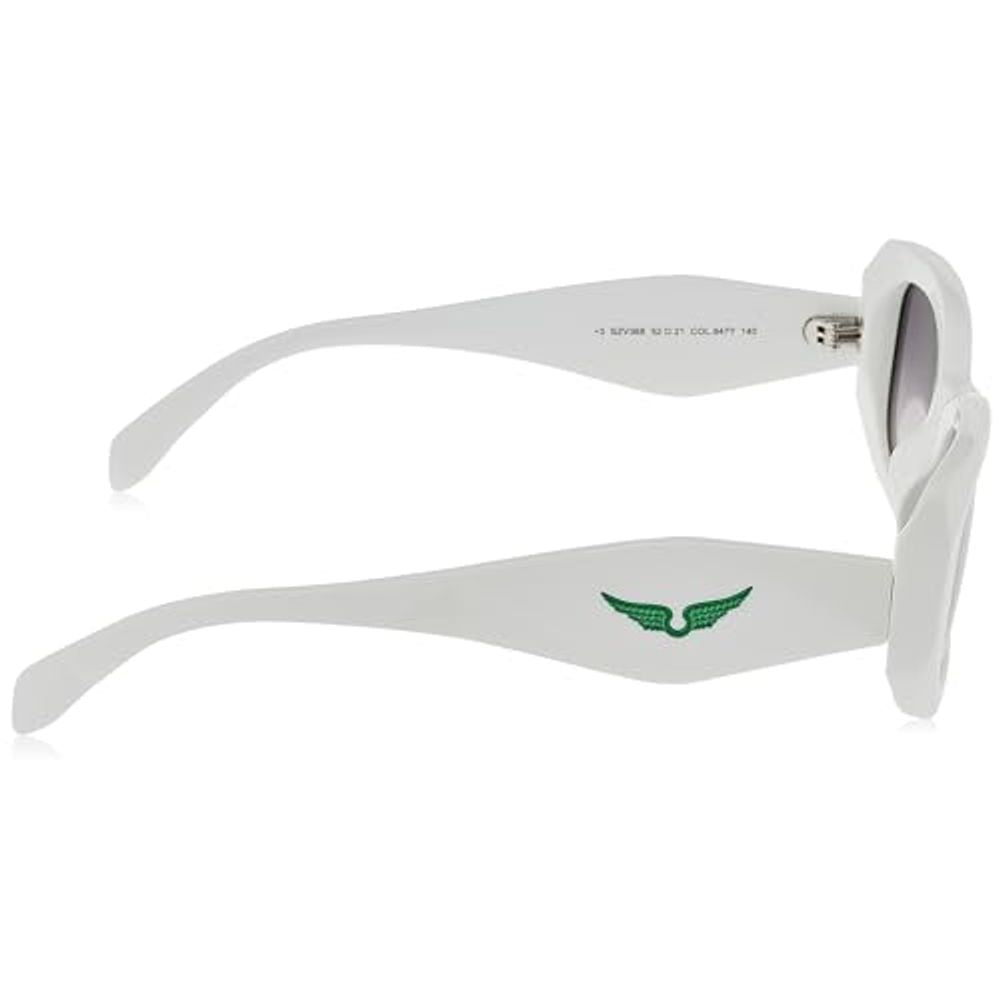 Weiße Acetat-Sonnenbrille von Zadig &amp; Voltaire
