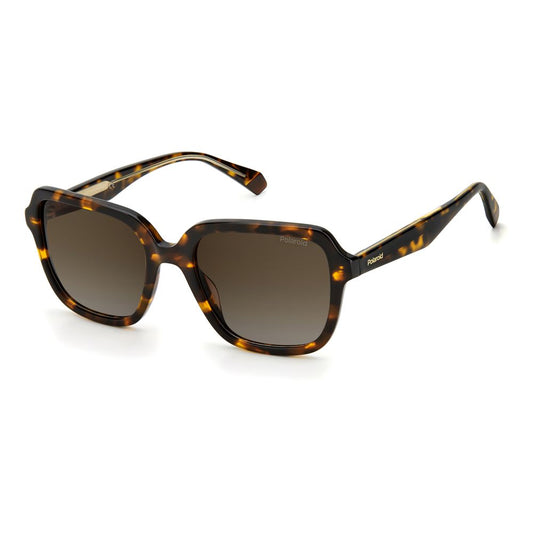 Polaroid – Braune Acetat-Sonnenbrille