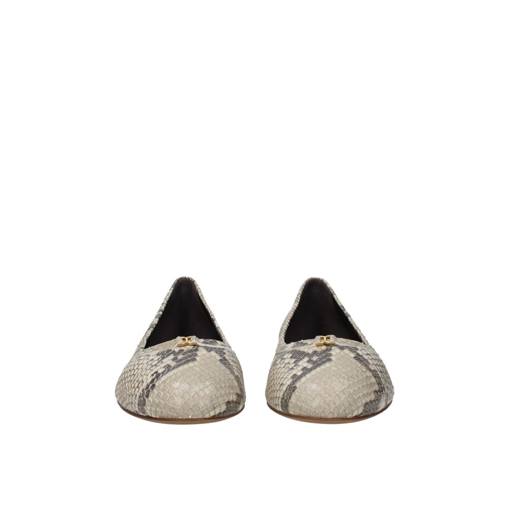 Chloé Chloè Python Marcie Ballerinas
