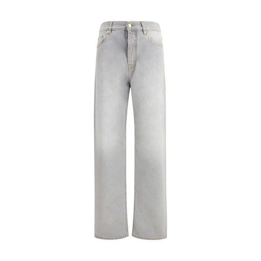 Darkpark Gray Cotton Relaxed Fit Jeans