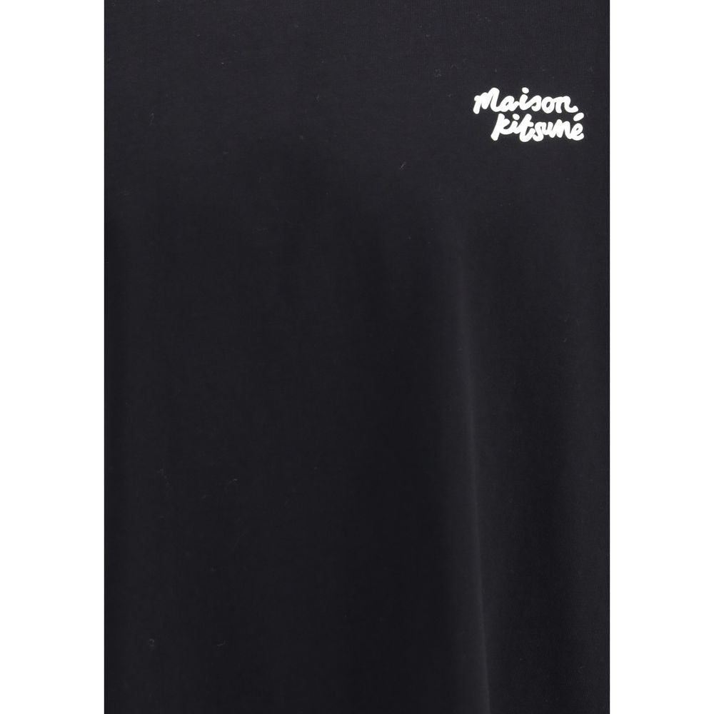 Maison Kitsuné Black Cotton T-Shirt