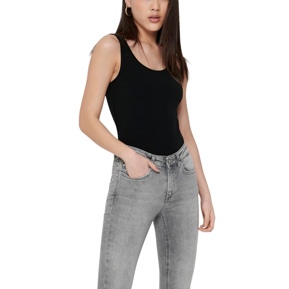 Only Black Cotton Tank Top