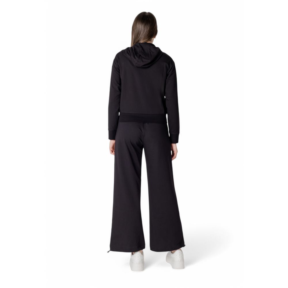 EA7 Emporio Armani Black Cotton Tracksuit