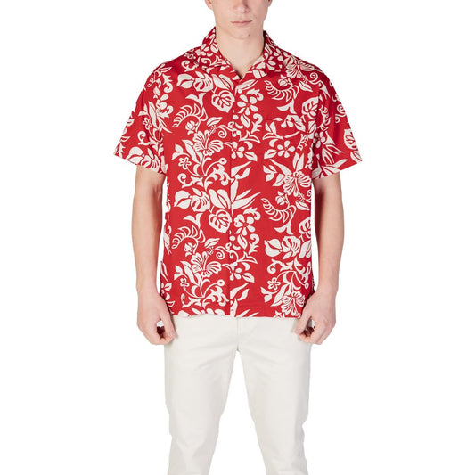 Replay Red Cotton Shortsleeve