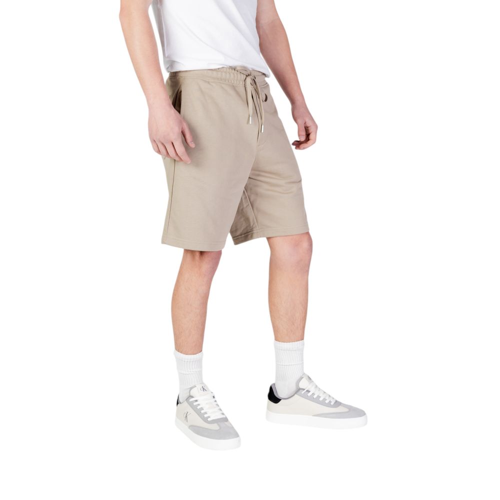 Replay Beige Cotton Bermuda