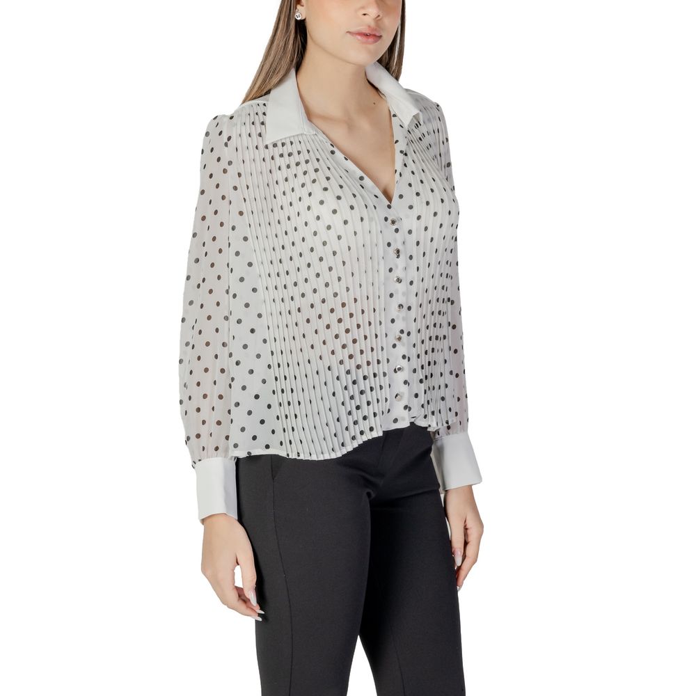 Morgan De Toi White Polyester Blouse