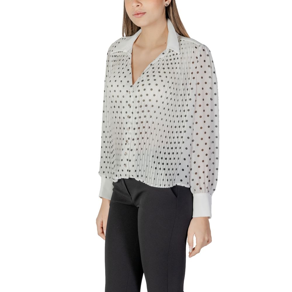 Morgan De Toi White Polyester Blouse