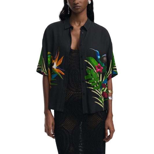 Desigual Black Viscose Shortsleeve
