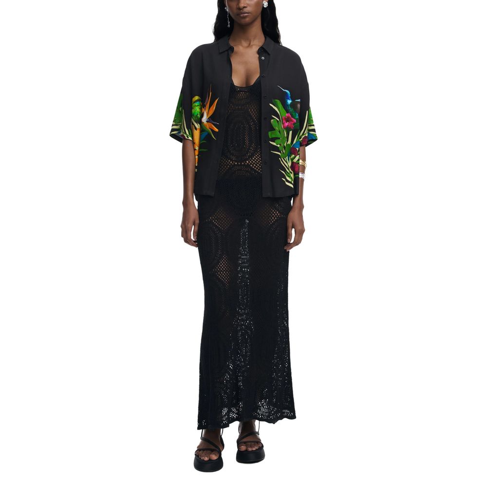 Desigual Black Viscose Shortsleeve