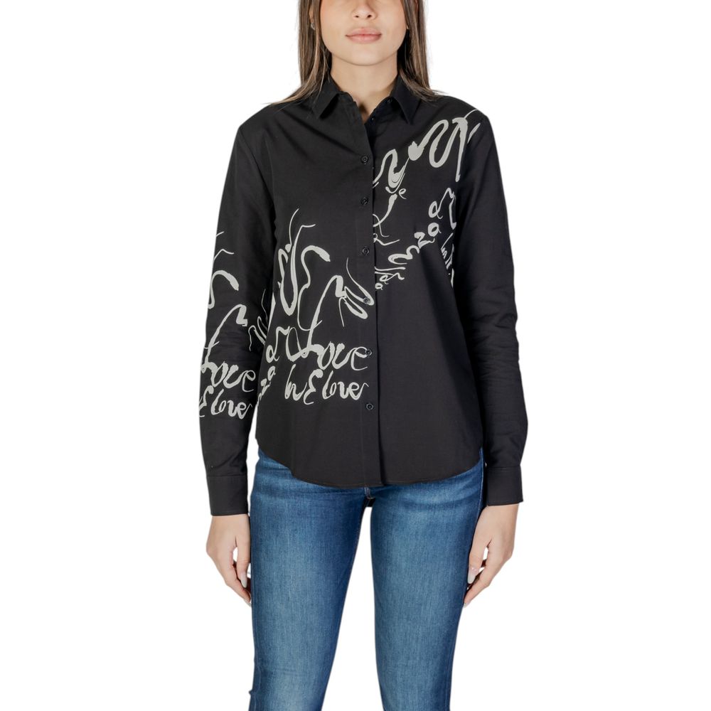 Desigual Black Cotton Shirt
