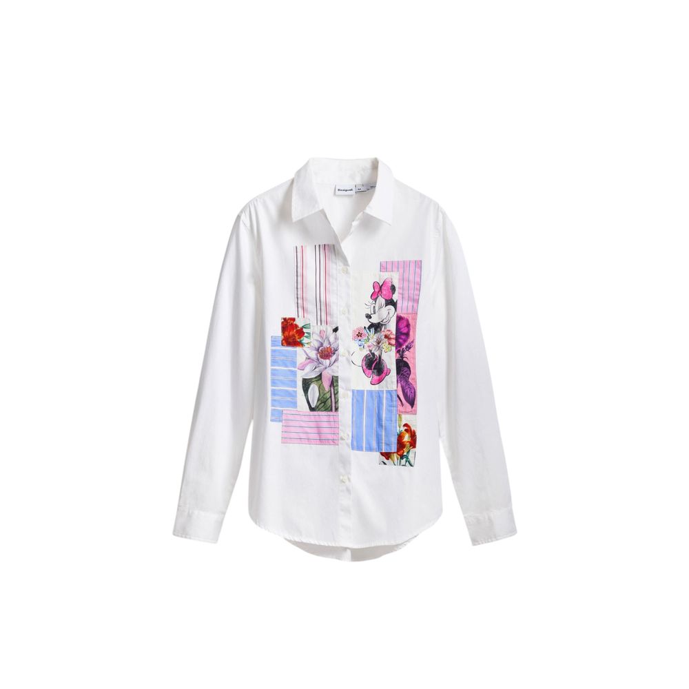 Desigual White Cotton Shirt