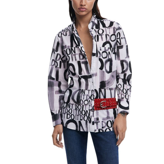 Desigual Black Cotton Shirt