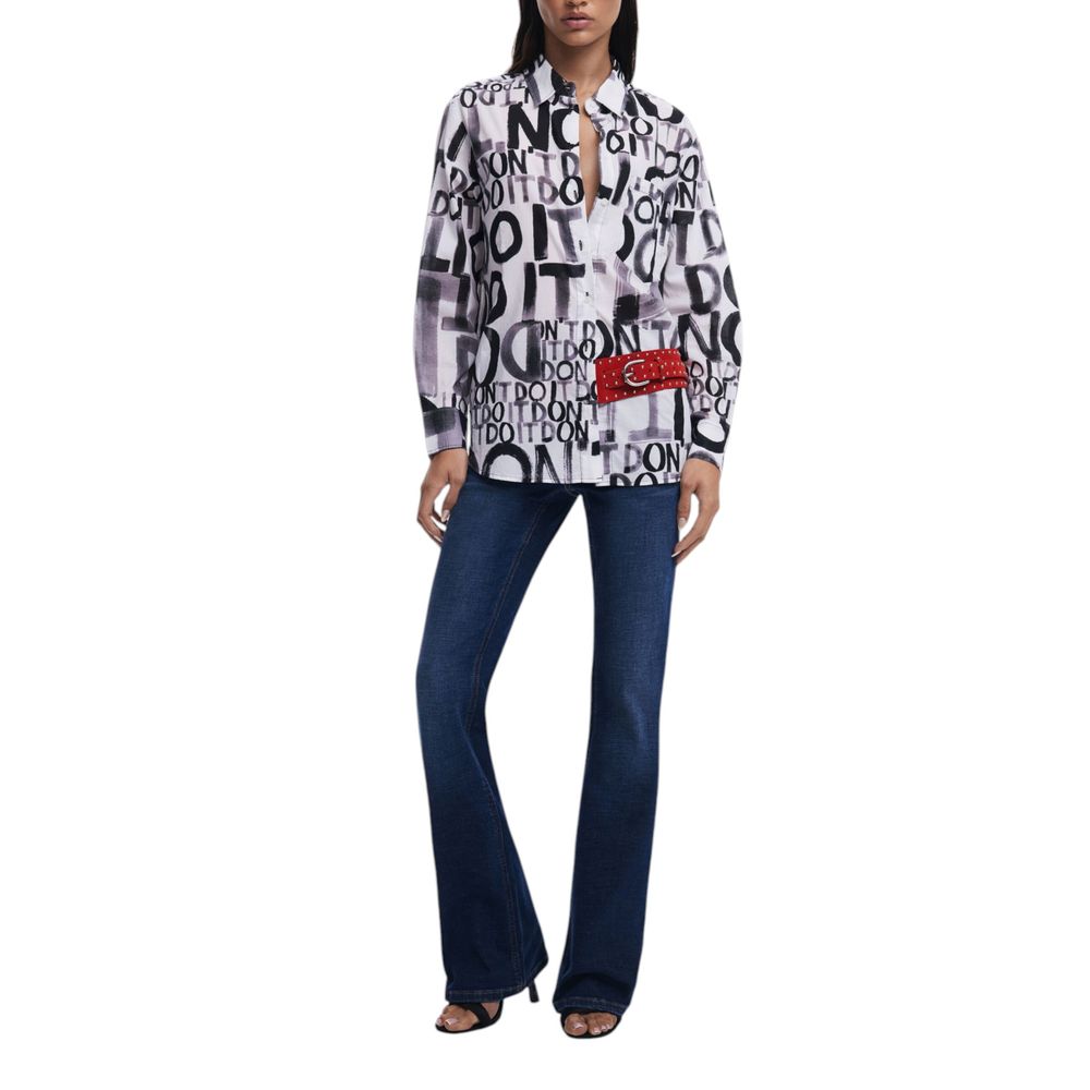 Desigual Black Cotton Shirt
