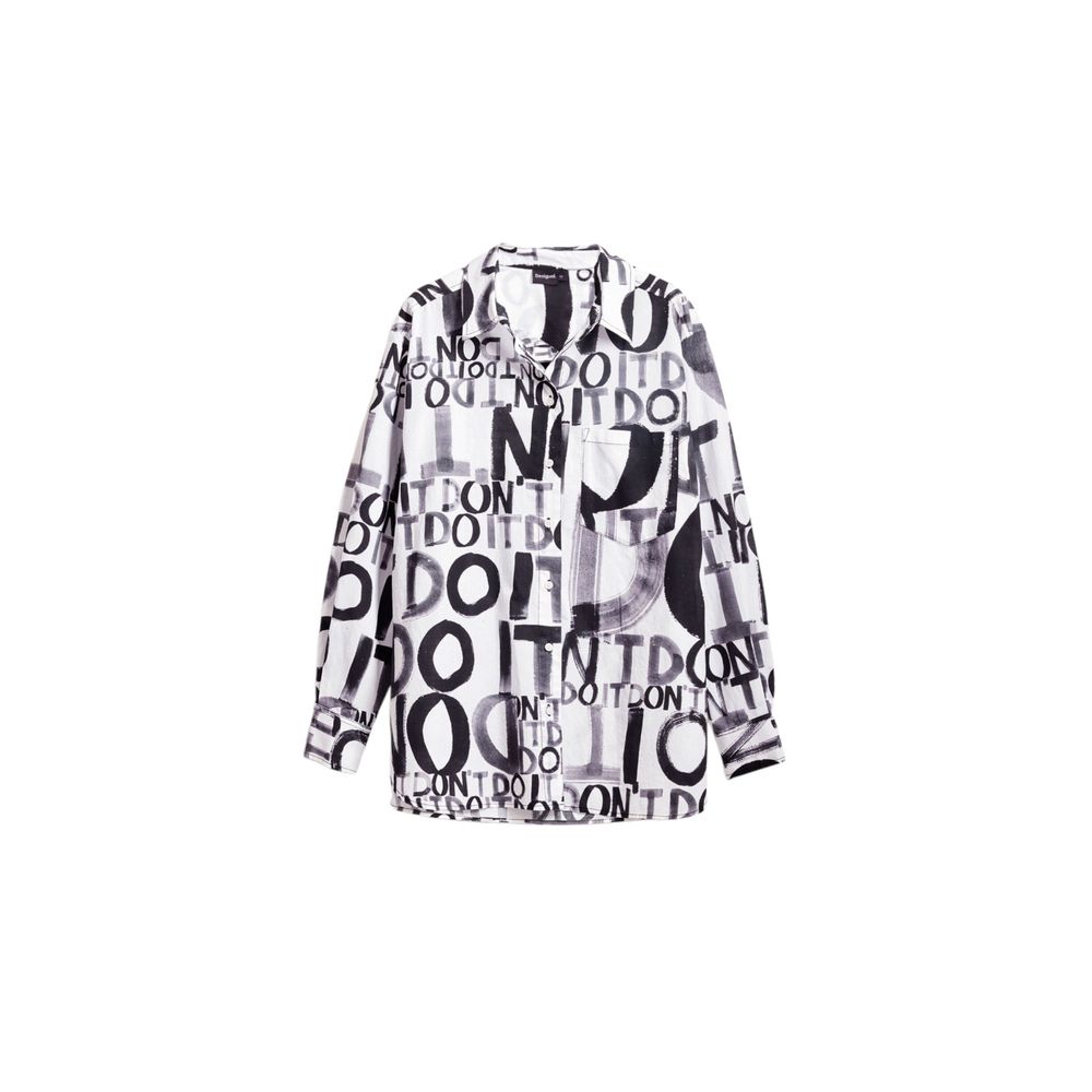 Desigual Black Cotton Shirt