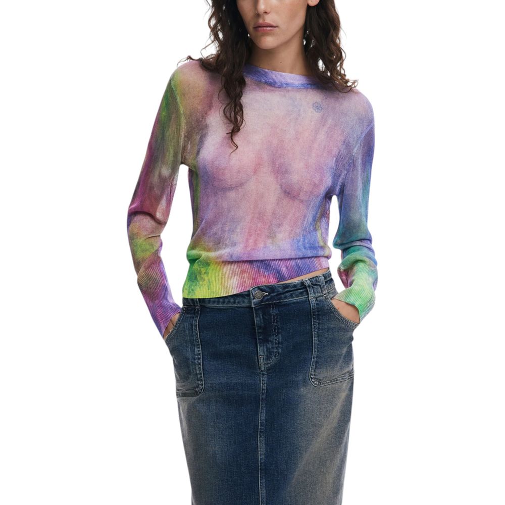 Desigual Purple Viscose Sportswear