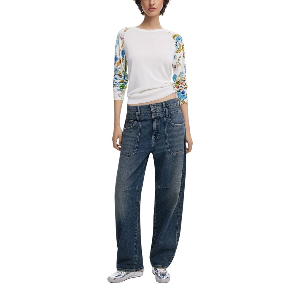 Desigual White Viscose Sportswear