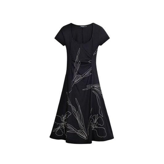 Desigual Black Cotton Long