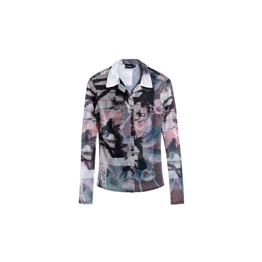 Desigual Black Polyester Shirt