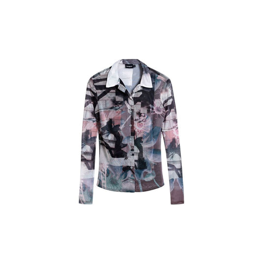 Desigual Black Polyester Shirt