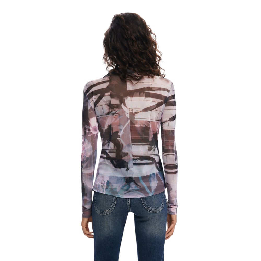 Desigual Black Polyester Shirt