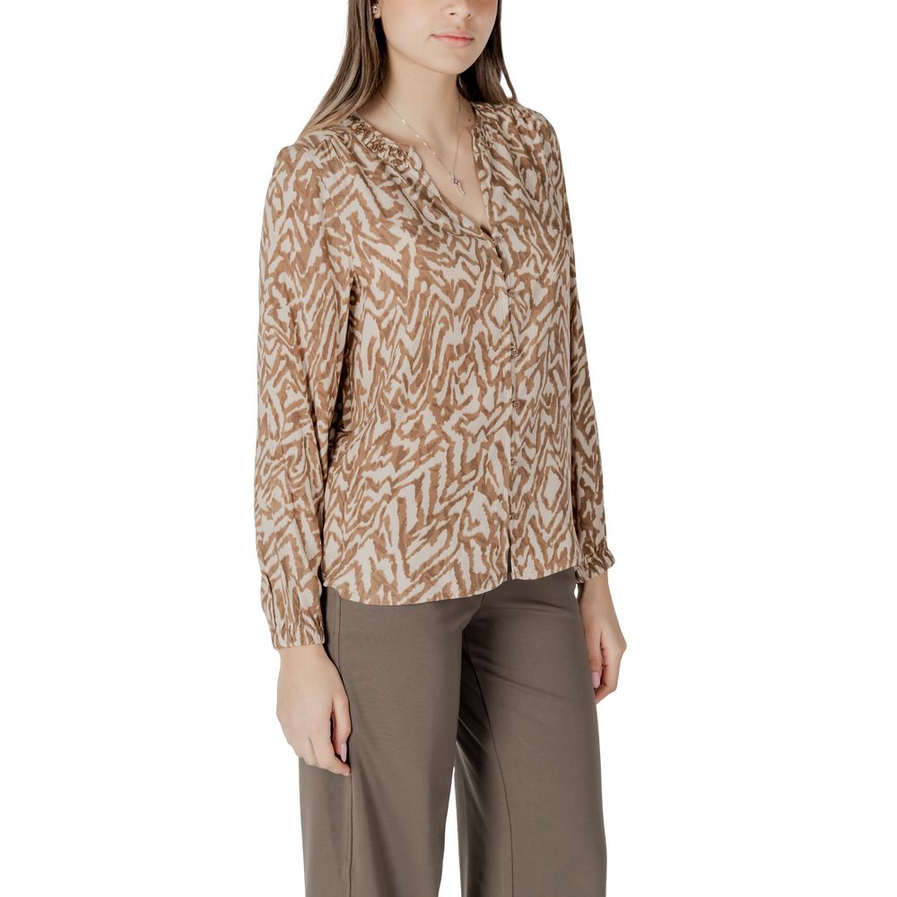 Street One Beige Viscose Blouse