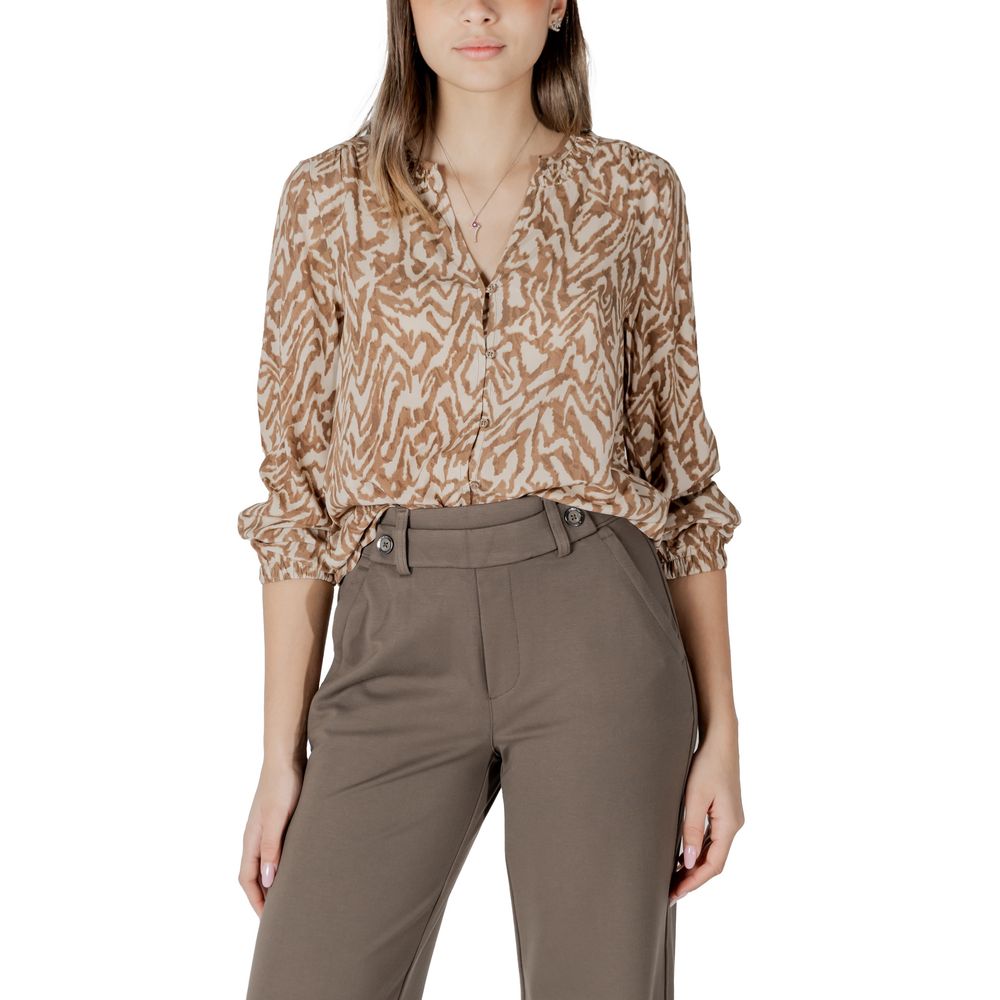 Street One Beige Viscose Blouse