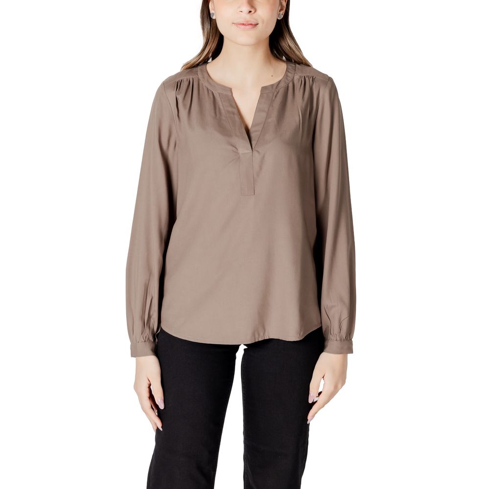 Street One Beige Viscose Blouse
