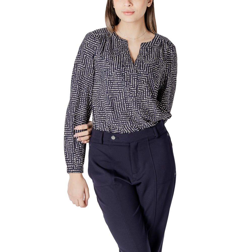 Street One Blue Viscose Blouse