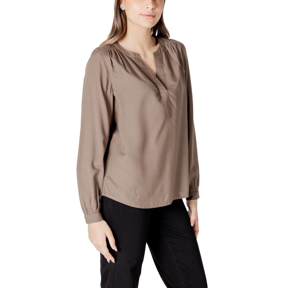 Street One Beige Viscose Blouse