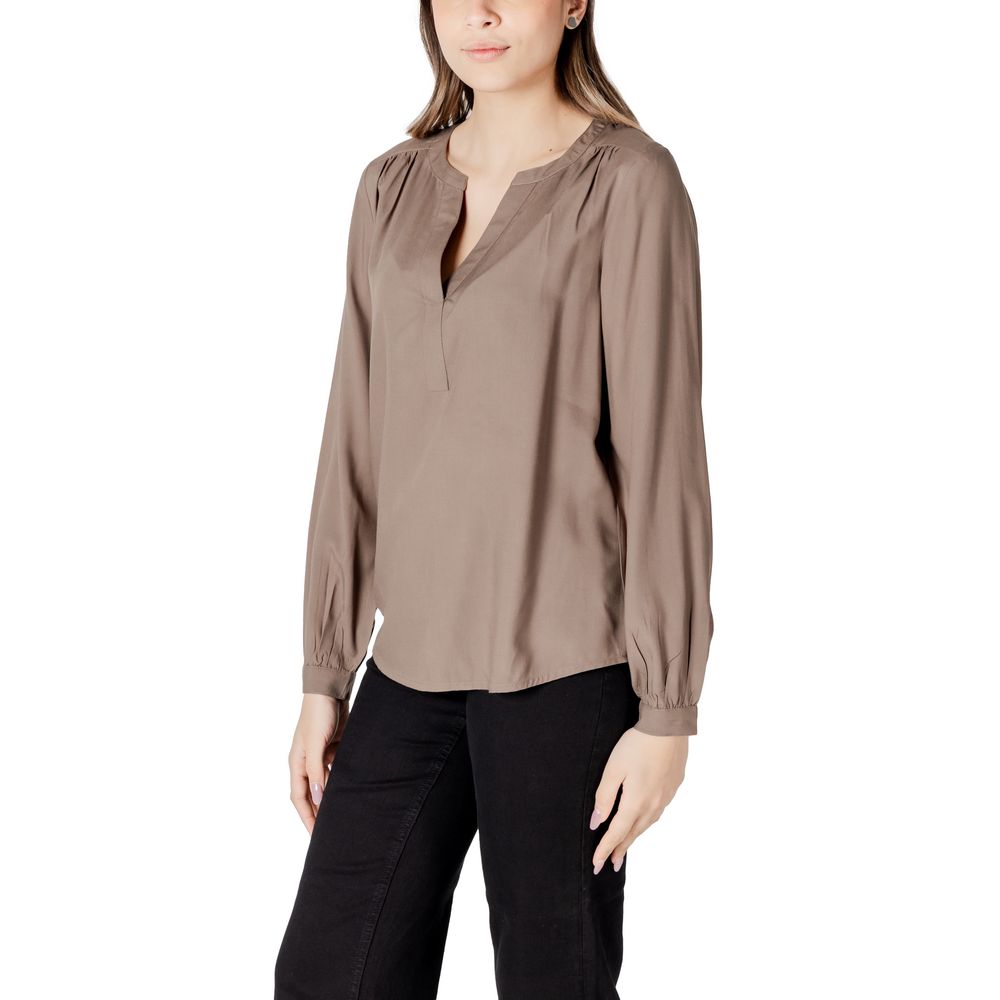Street One Beige Viscose Blouse
