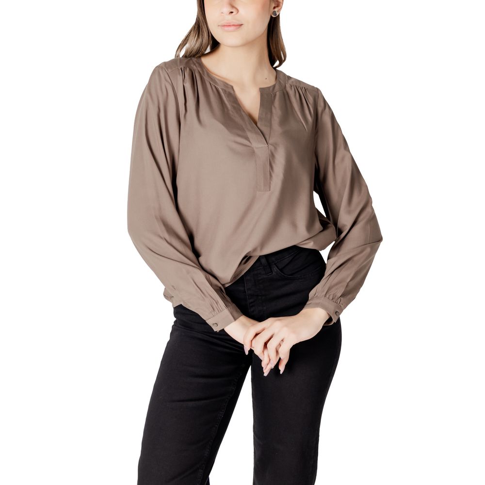 Street One Beige Viscose Blouse