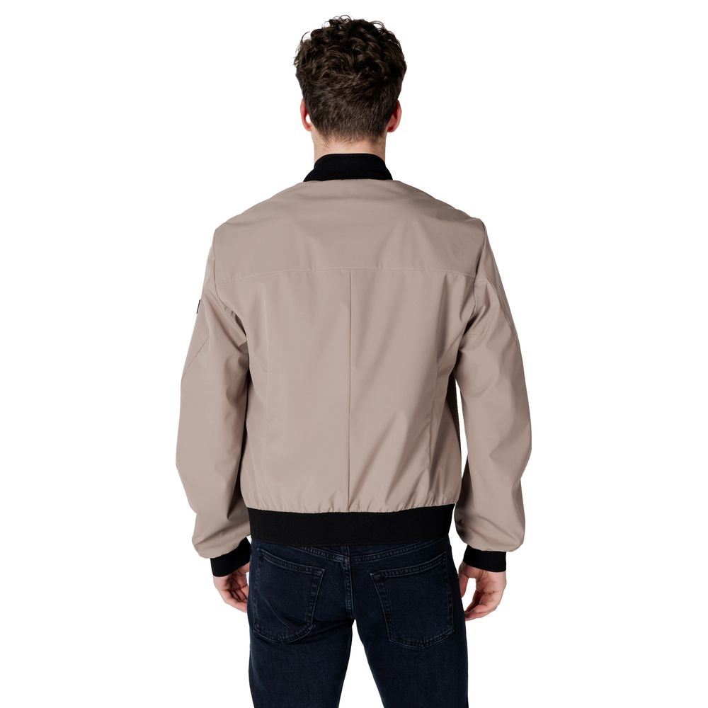 Peuterey Brown Polyester Jackets & Coat