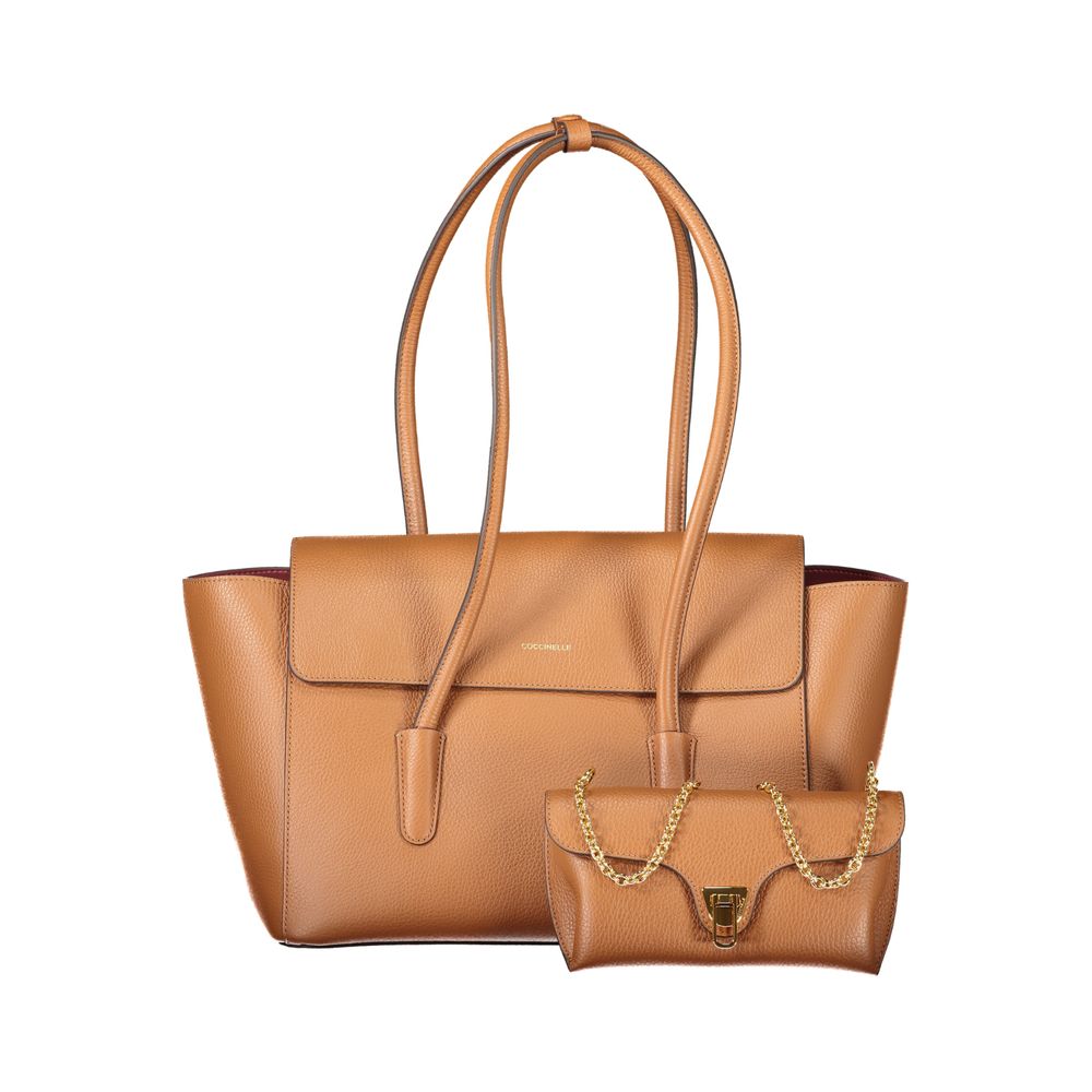 Coccinelle Brown Leather Women Handbag