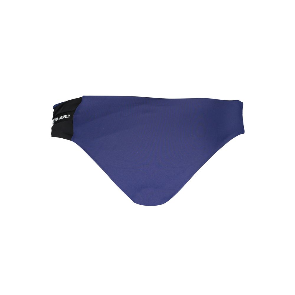 Karl Lagerfeld Blue Elastane Swimwear