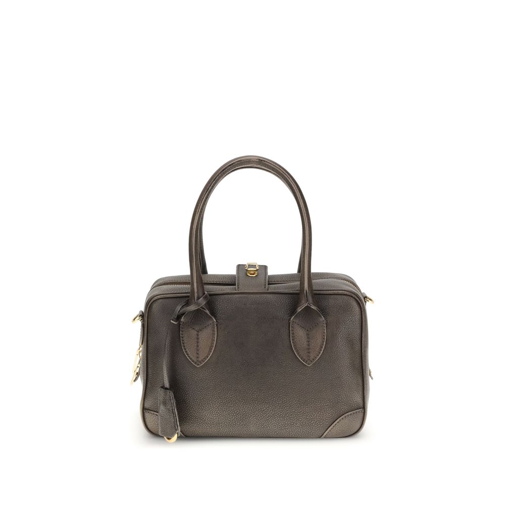 Golden Goose Brown Leather Shoulder Bag