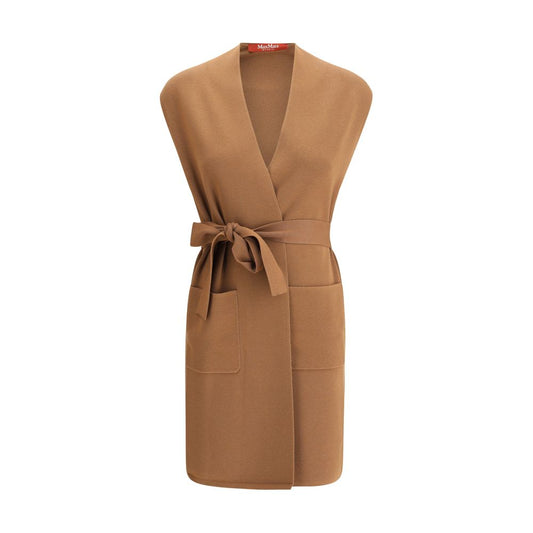 Max Mara Brown Viscose Coat