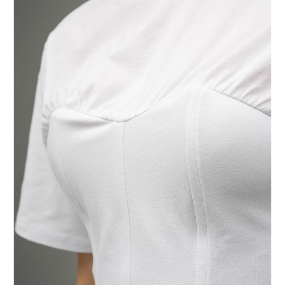 Patrizia Pepe White Cotton T-Shirt