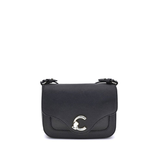 Coccinelle Black Calf Leather Bos Taurus Shoulder Bag