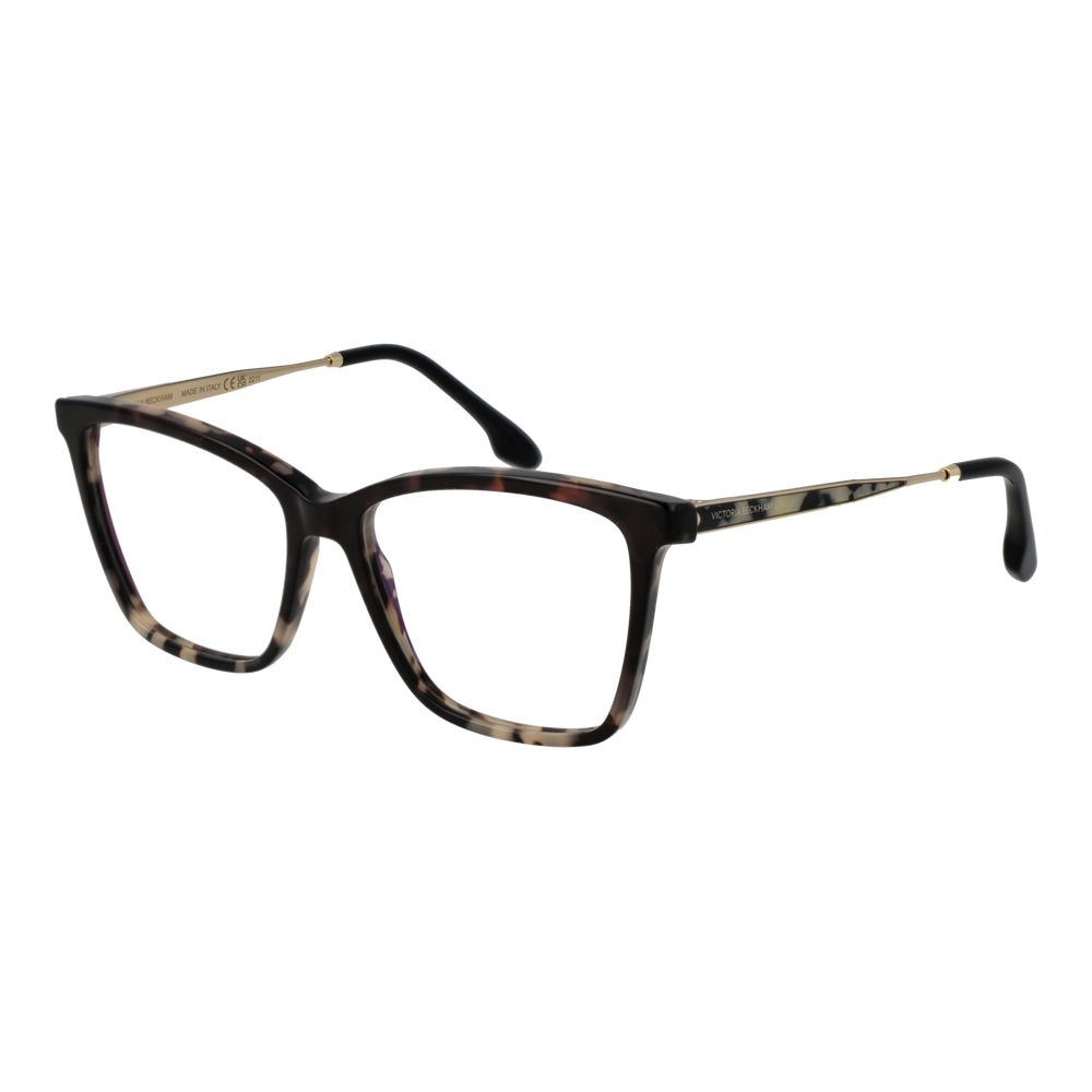 Victoria Beckham Brown Metal & Plastic Glasses (Frames)